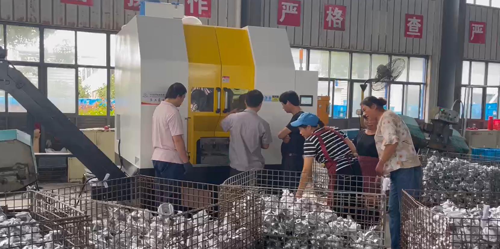 汽車壓鑄鋁非標切割機-南京合作客戶-德旭